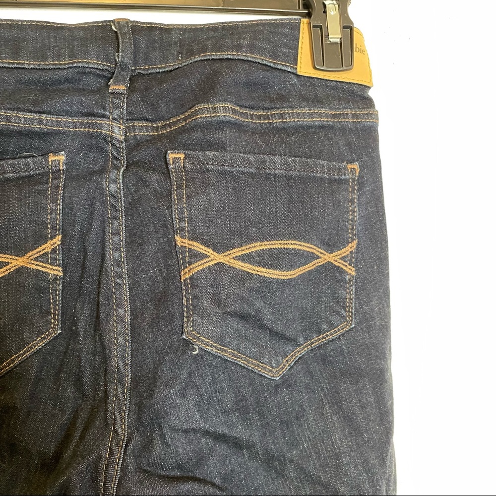 Abercrombie & Fitch Super Skinny Dark Wash Mid Rise 4L 27 33 Inseam NWOT - Picture 4 of 4